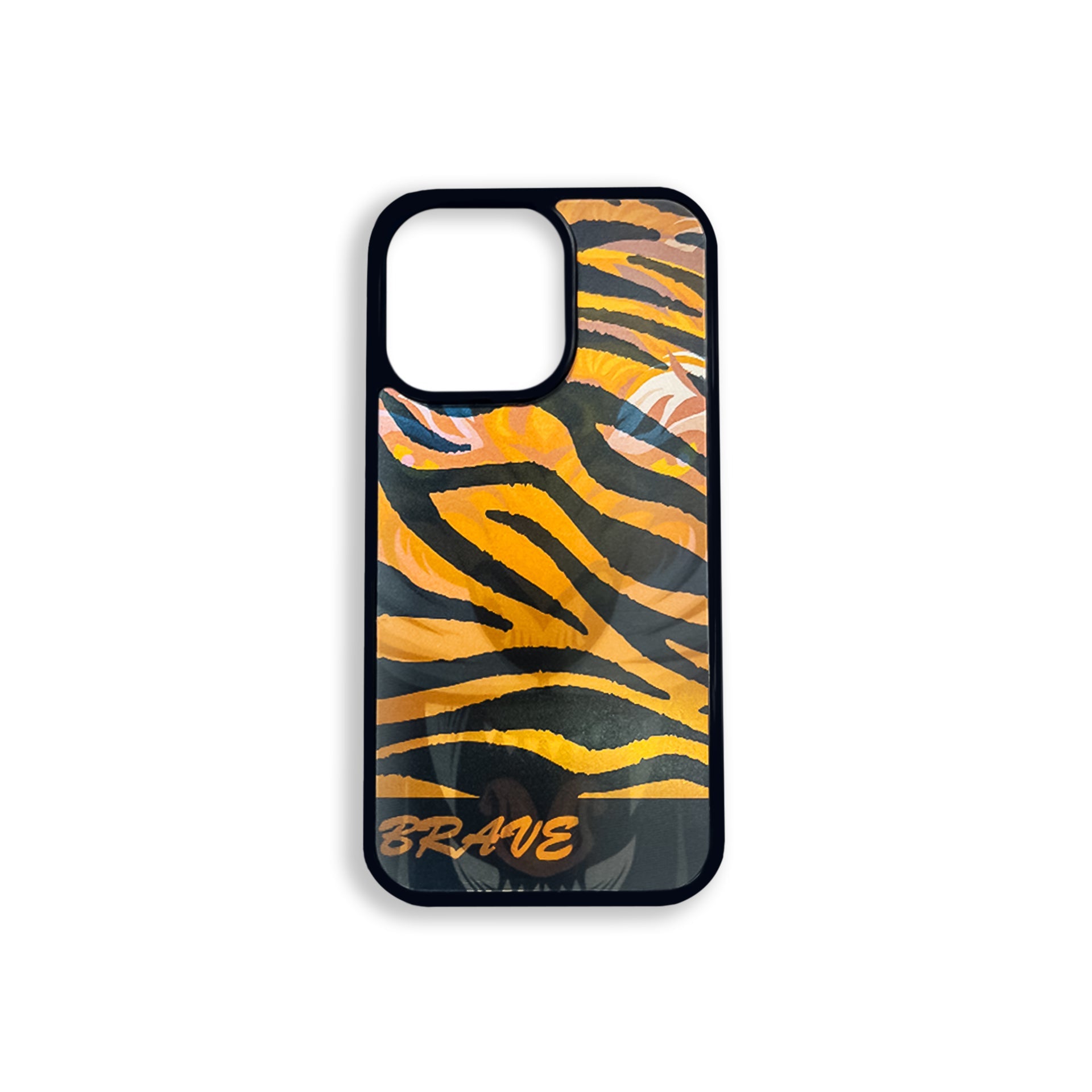 Brave Tiger Stripes Phone Case